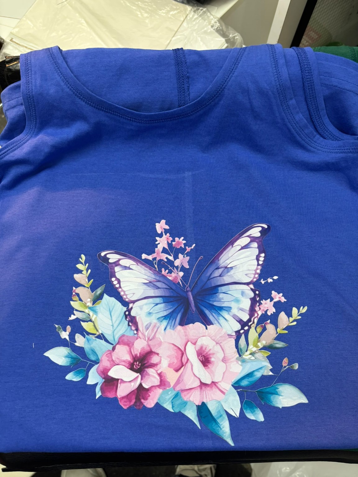 Butterfly floral custom shirt